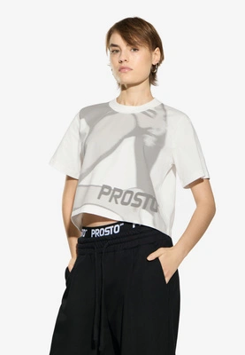 T-shirt Prosto NSFW off white