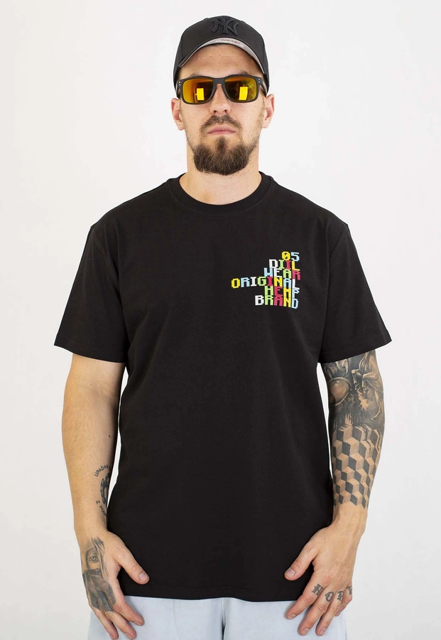 T-shirt Diil Pixel czarny