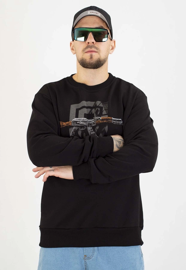 Bluza Street Autonomy Bez Kaptura AK czarna