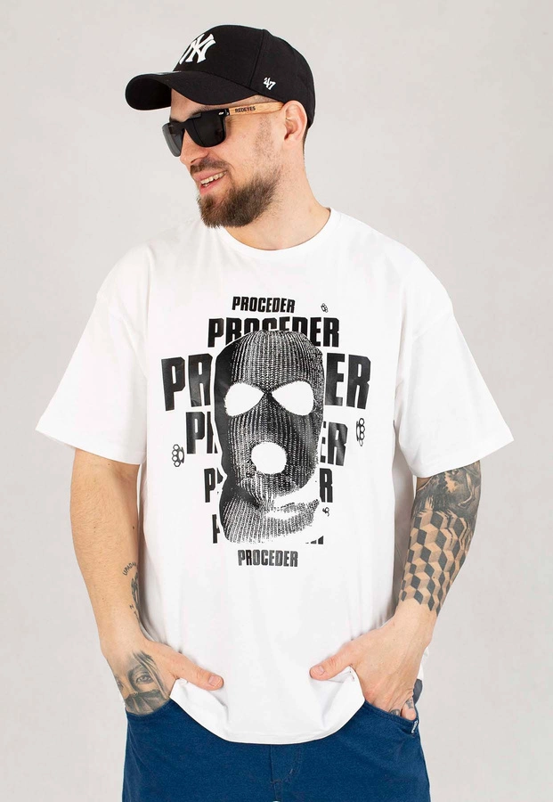 T-shirt Chada Balaclava Proceder biały