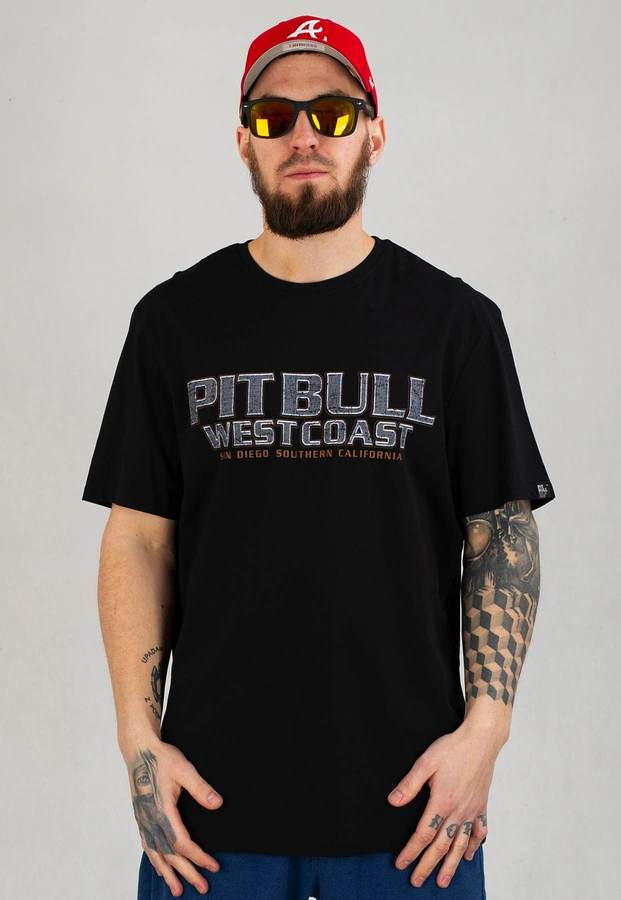 T-shirt Pit Bull Middle Fighter czarny