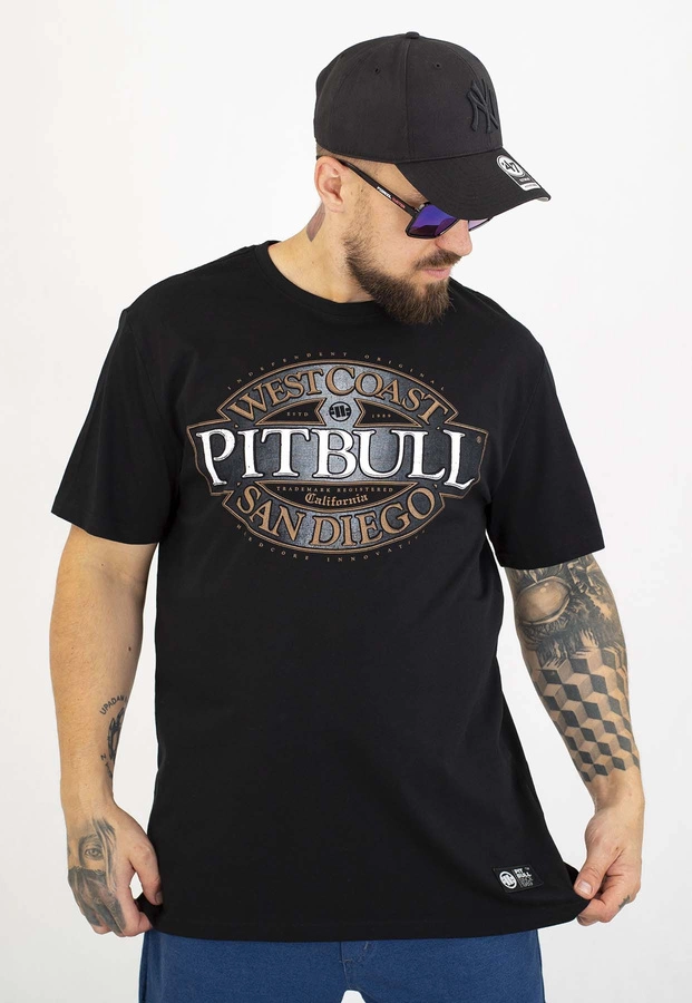 T-shirt Pit Bull Tommy Gun czarny