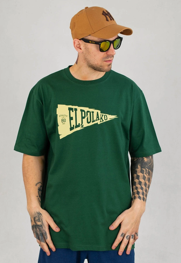 T-shirt El Polako EP Flag zielony