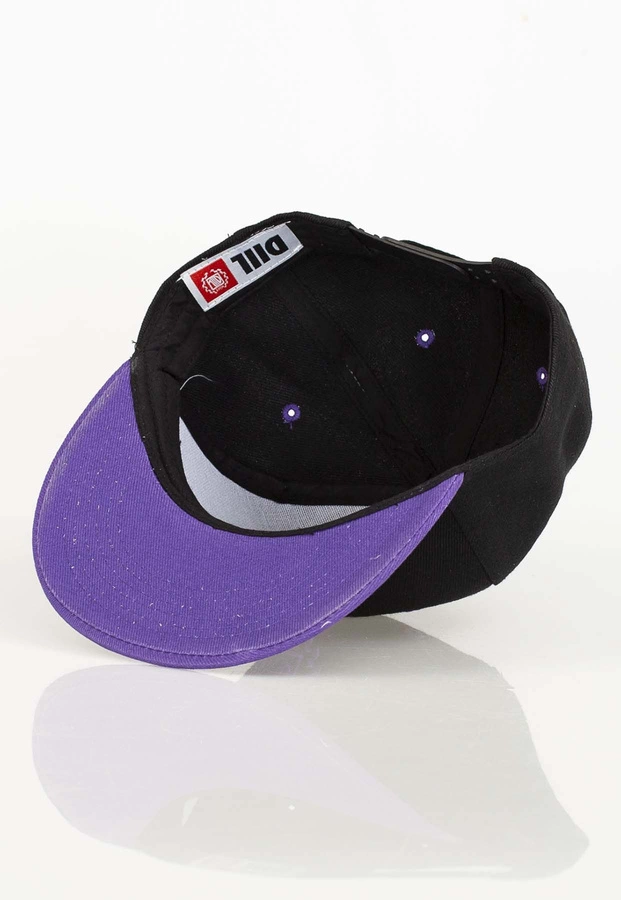 Czapka Snapback Diil Laur czarno fioletowa