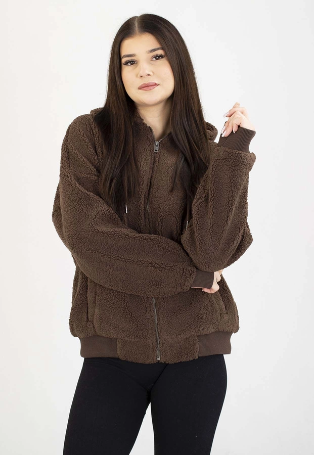 Bluza Pit Bull Z Kapturem ZIP Daisy dark chocolate