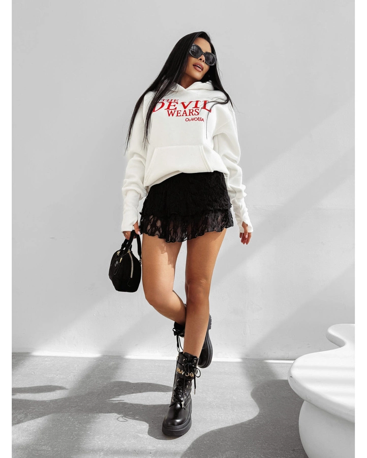 Bluza Olavoga Z Kapturem Sassy Muse ecru