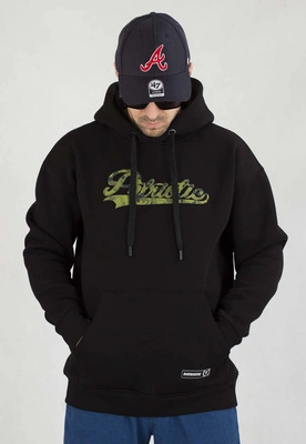 Bluza Patriotic Z Kapturem College Tag czarna