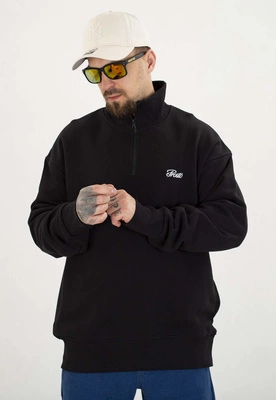 Bluza Prosto Bez Kaptura Essential Half Zip czarna