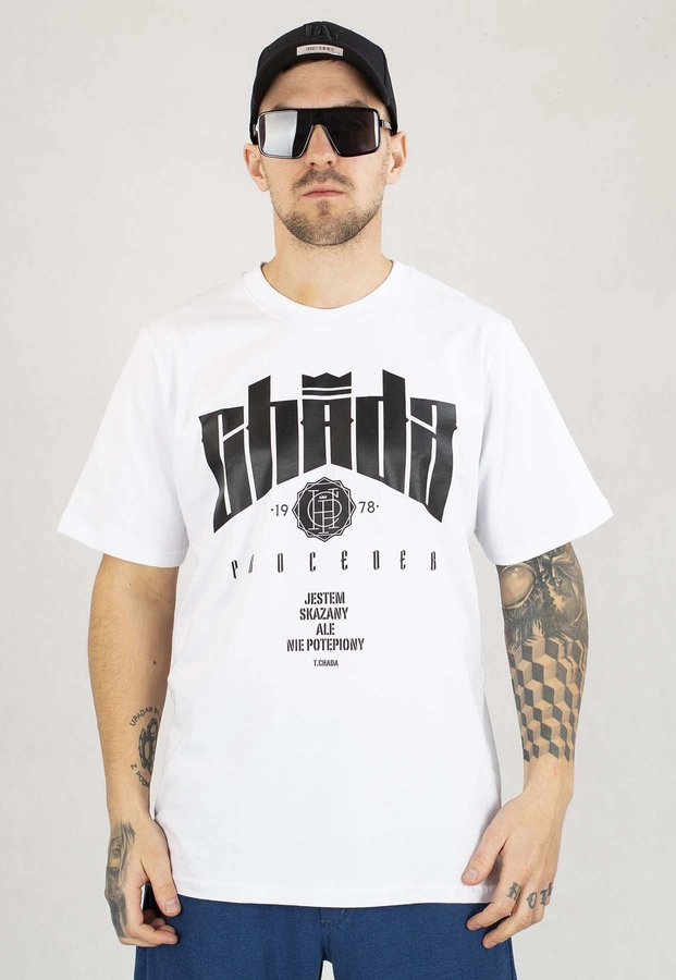 T-shirt Chada Handcuff DS biały