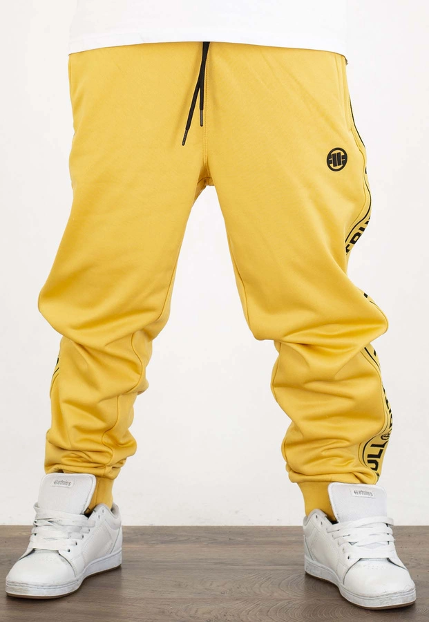 Dresy Pit Bull Oldschool Tape Logo yellow