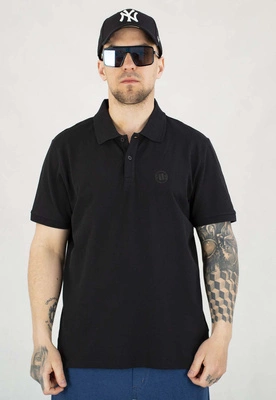 T-shirt Polo Pit Bull Regular Pique all black