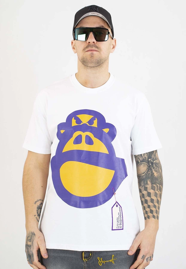 T-shirt Stoprocent Goryl biały