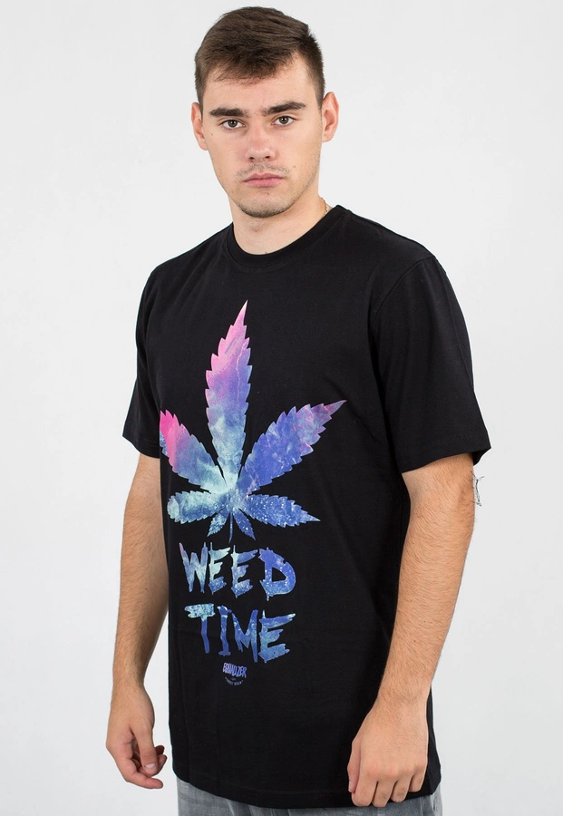 T-shirt Equalizer Weed Time czarny