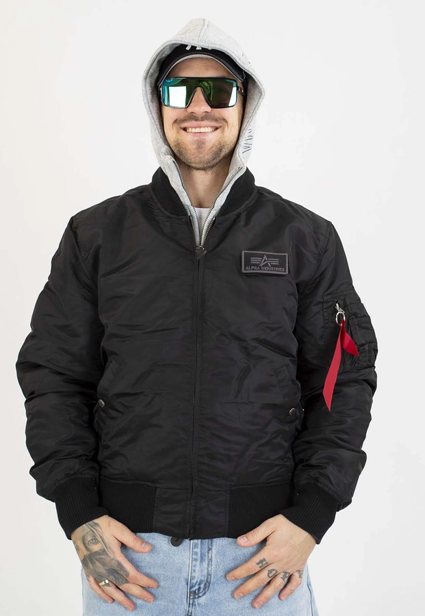 Kurtka Alpha Industries Zimowa MA-1D-Tec 183110 czarno szara