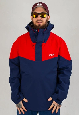 Kurtka Fila Trencin FAM0196 niebiesko czerwona