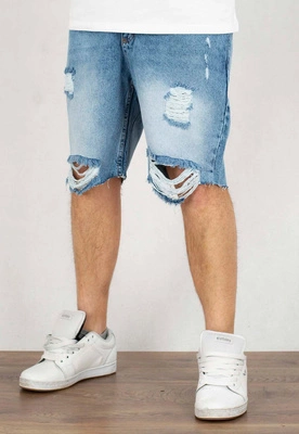 Spodenki I8 Denim Sho2 light blue