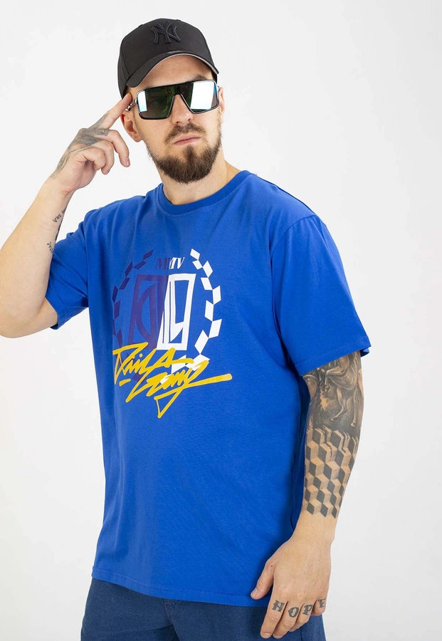 T-shirt Diil Laur Gang chabrowo pomarańczowy