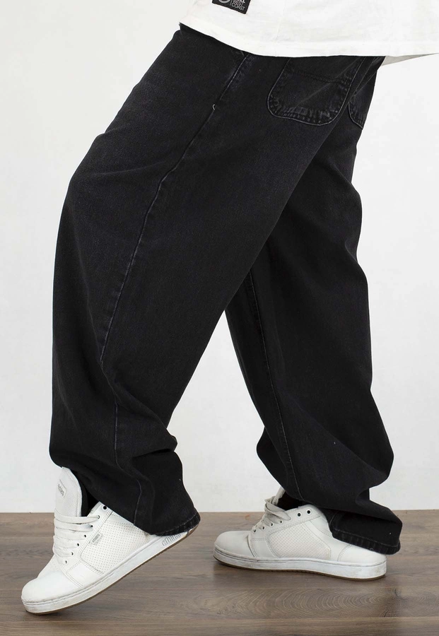 Spodnie I8 Denim BAG75 Baggy black stone