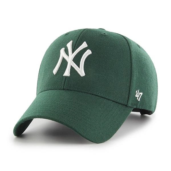 Czapka 47 Brand MLB New York Yankees '47 MVP Snapback zielona B-MVPSP17WBP