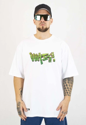 T-shirt Mass Rock biały