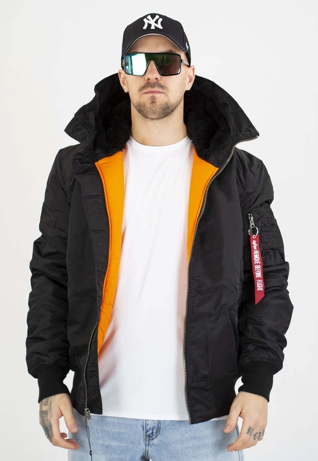 Kurtka Alpha Industries Zimowa MA-1 158104 czarna