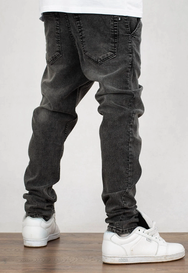 Spodnie SSG Jeans Skinny Przecierane black light