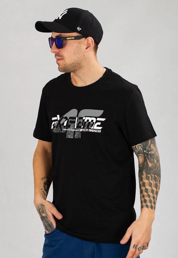 T-shirt 4F TSM0019 czarny