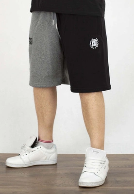 Spodenki Diil Double Kastet szaro czarne czarne logo