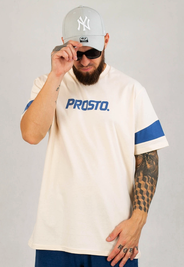 T-shirt Prosto Efteri beżowy