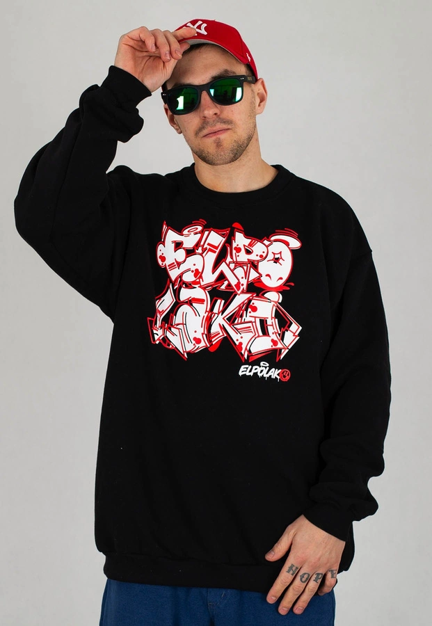 Bluza El Polako Baggy Graffiti czarna