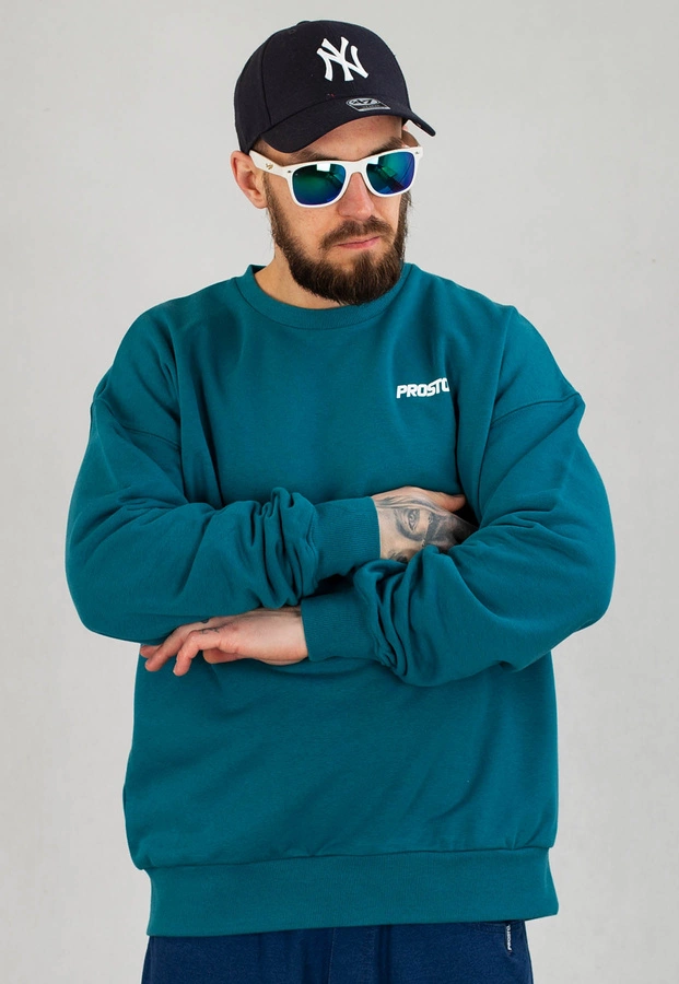 Bluza Prosto Crewneck Redner turkusowa