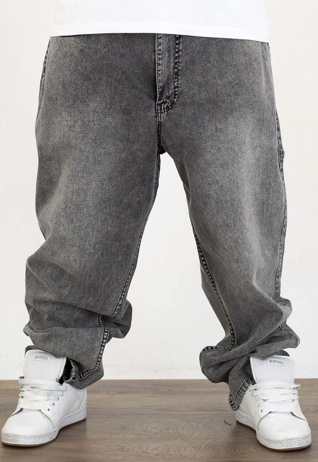 Spodnie Lucky Dice Baggy LD Clothing grey jeans