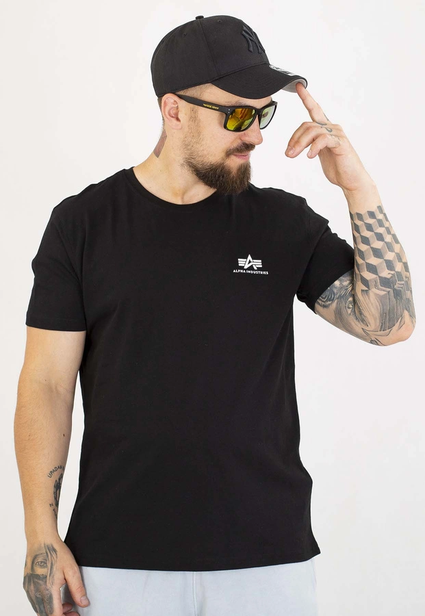 T-shirt Alpha Industries Back Print 128507 czarny