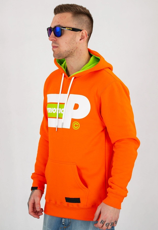 Bluza Patriotic Big Flag pomarańczowa