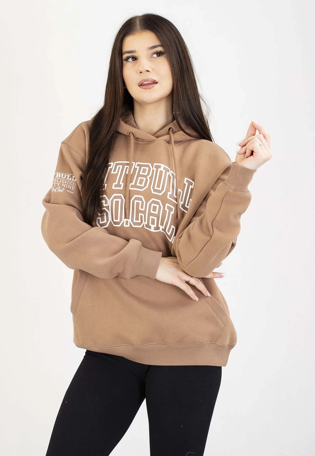 Bluza Pit Bull Z Kapturem Fiora chocolate mousse