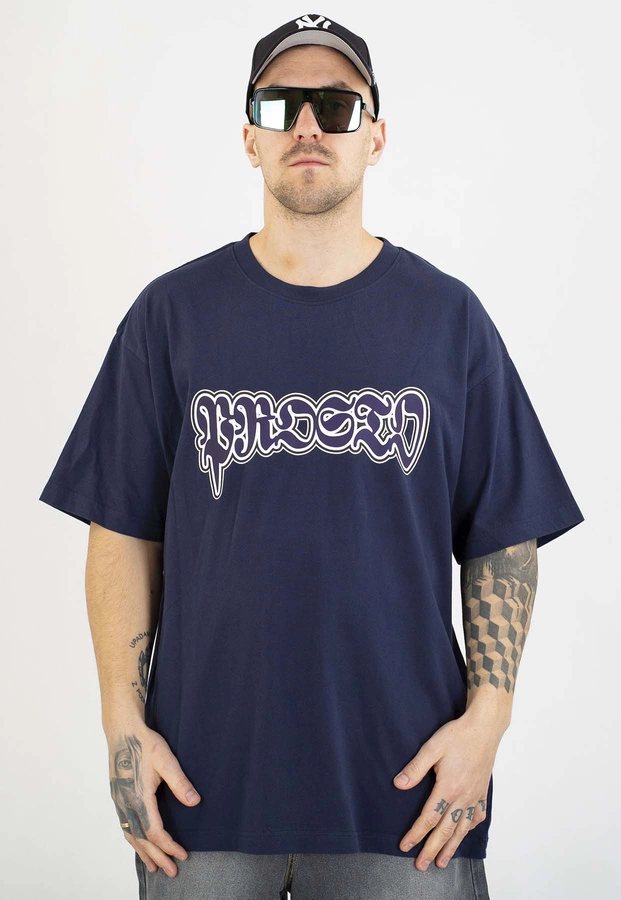 T-shirt Prosto Oversize Graffiti navy