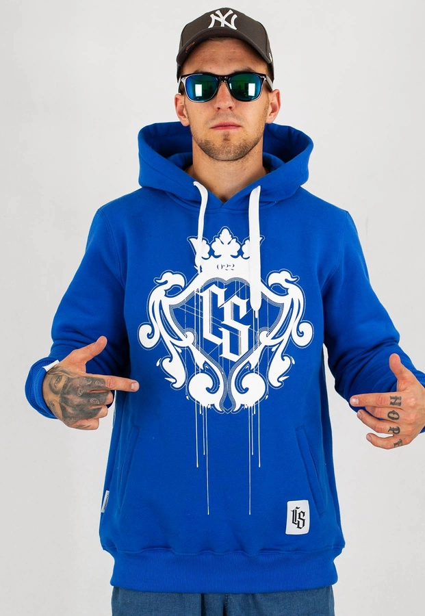 Bluza Ciemna Strefa CS Duży Herb niebieska