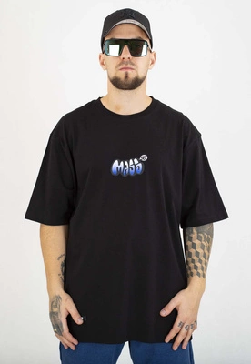 T-shirt Mass Wall czarny