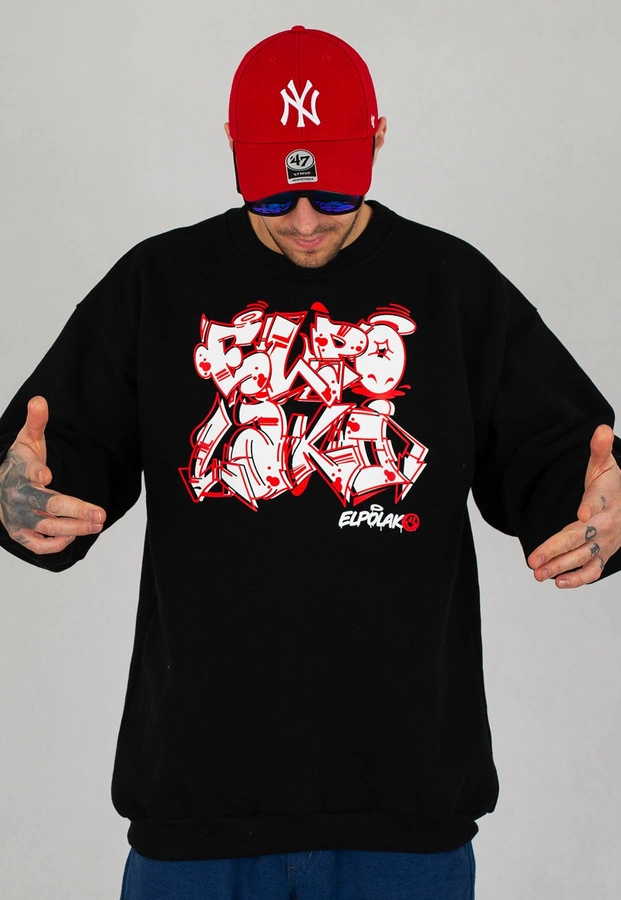 Bluza El Polako Baggy Graffiti czarna