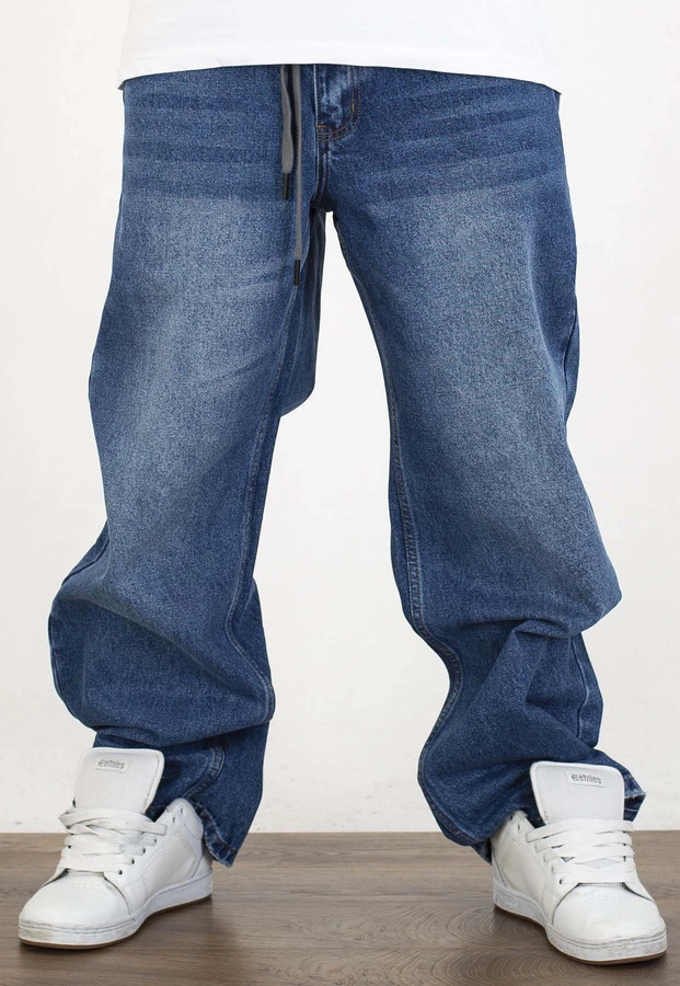 Spodnie Prosto Baggy Termac niebieskie