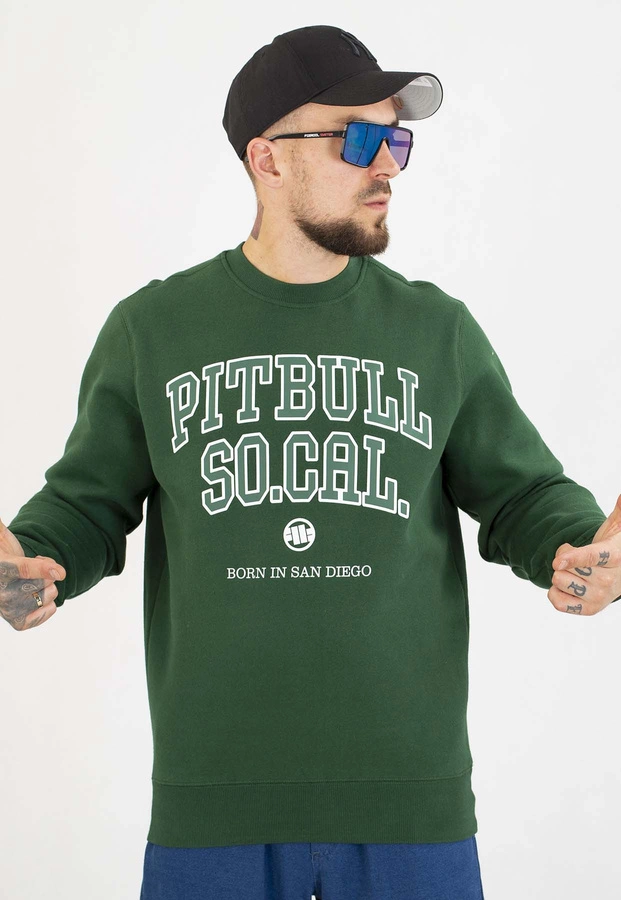 Bluza Pit Bull Bez Kaptura So Cal hunter green