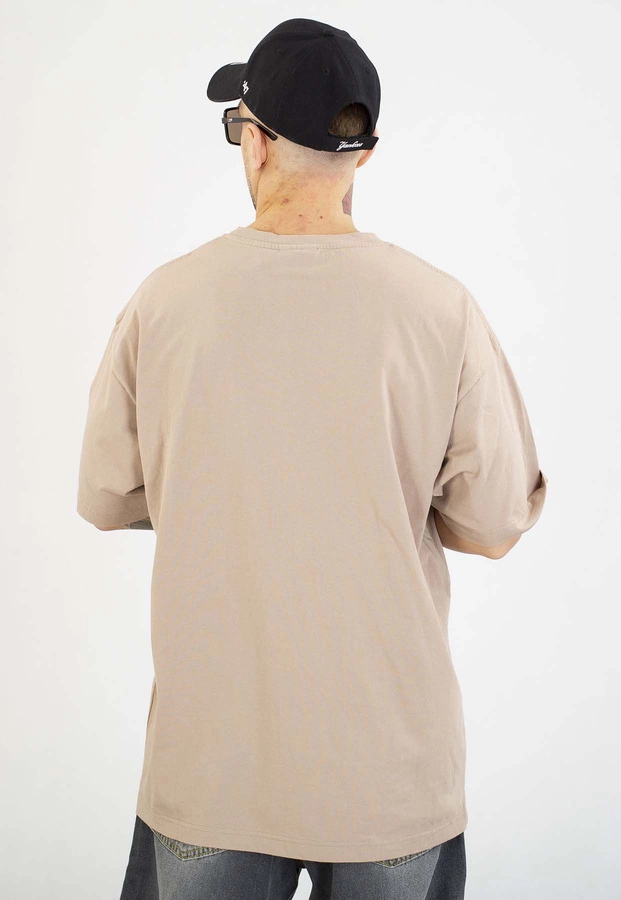 T-shirt Prosto Oversize Graffiti beige