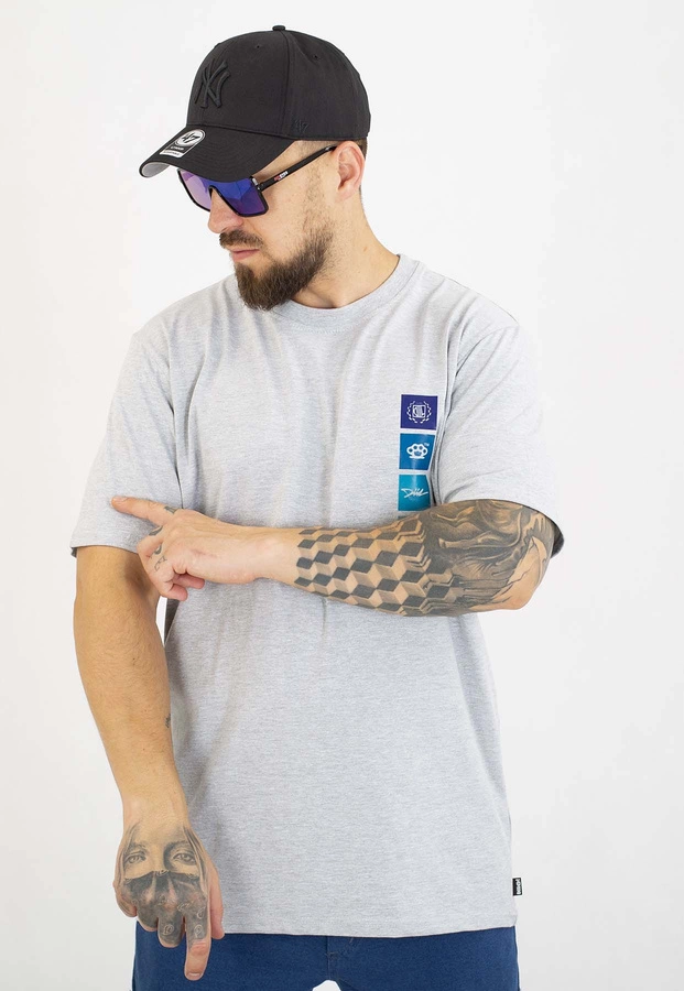 T-shirt Diil Square szary