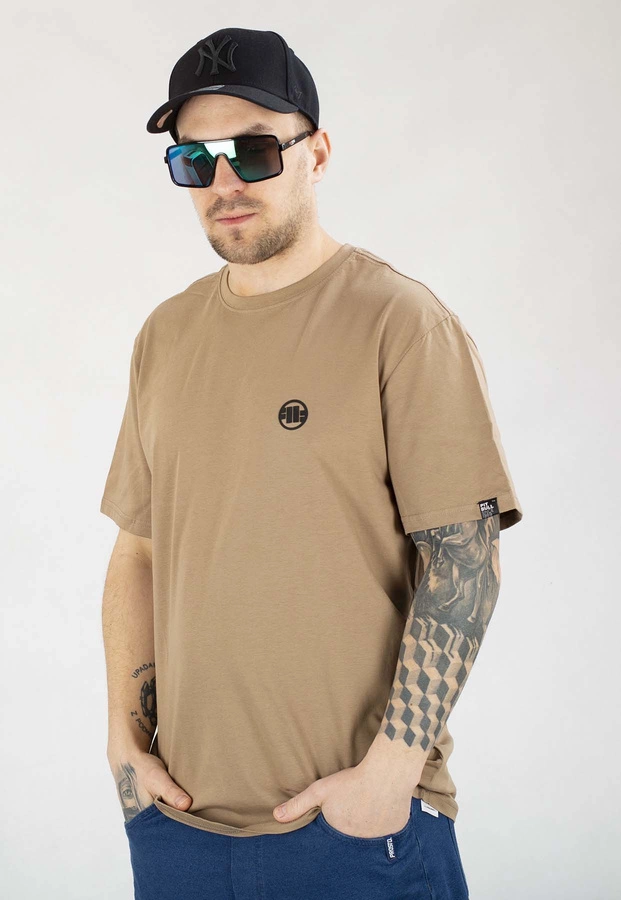 T-shirt Pit Bull Small Logo 170 dark sand