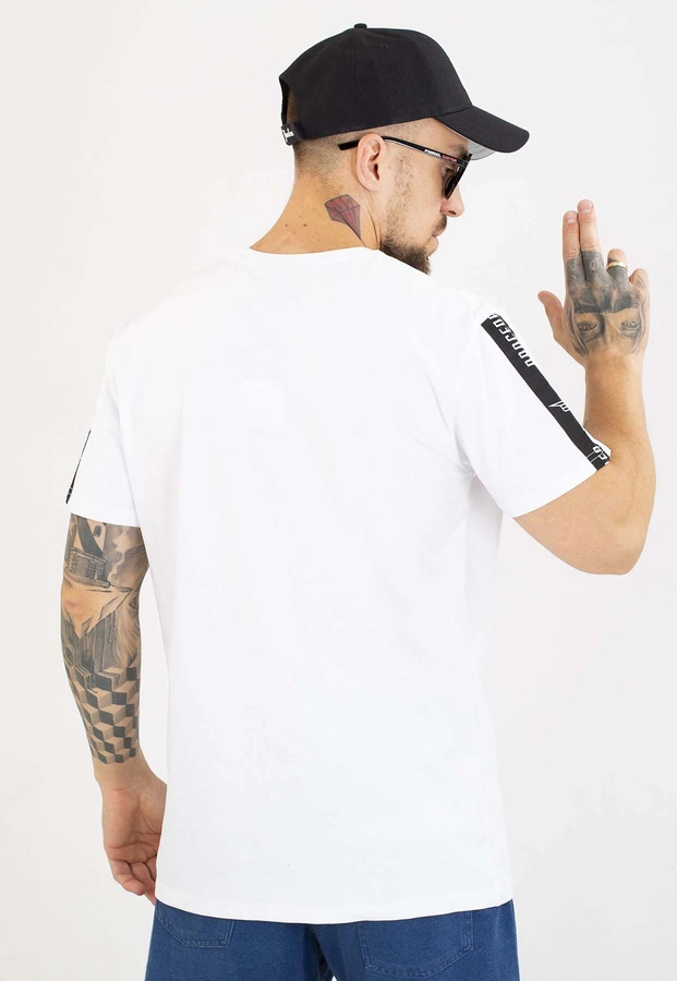 T-shirt Chada Proceder Torn Tape biały