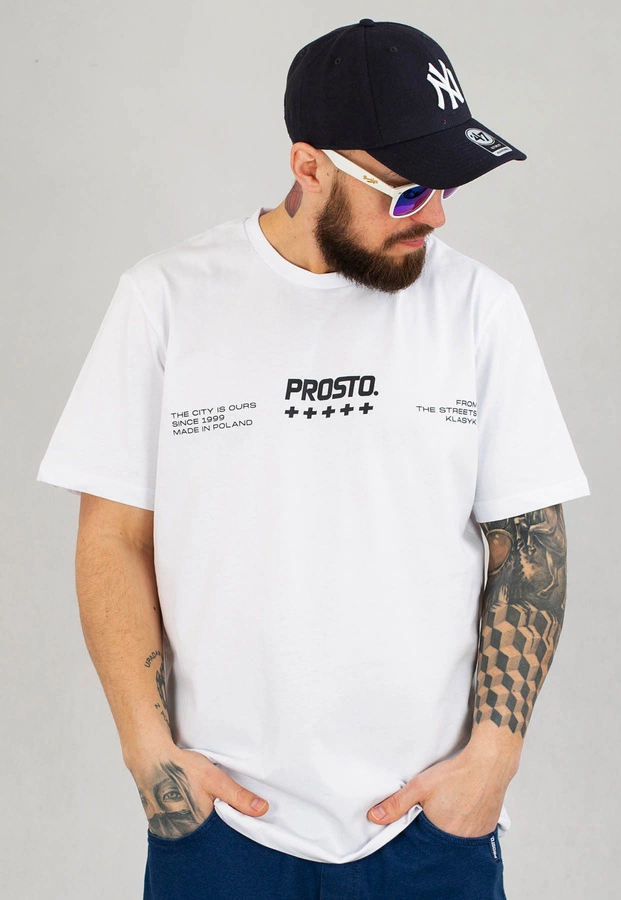 T-shirt Prosto T.C.I.O biały