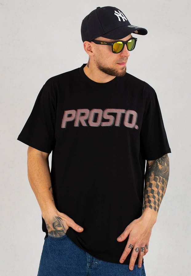 T-shirt Prosto Squarez czarny