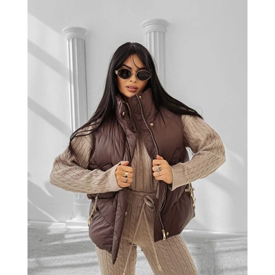 Bezrękawnik Olavoga Rain brązowa