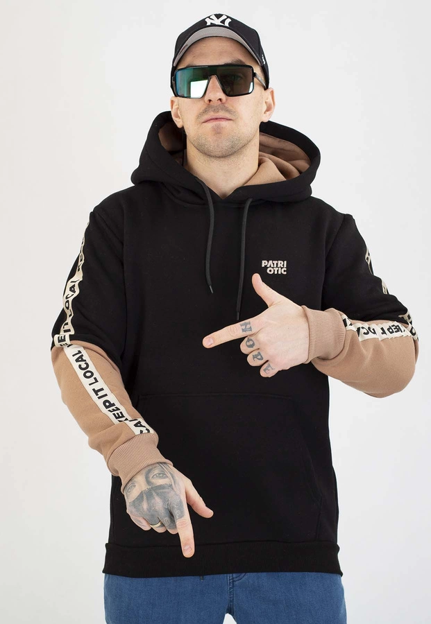 Bluza Patriotic Z Kapturem CLS Keep It Tapes czarna