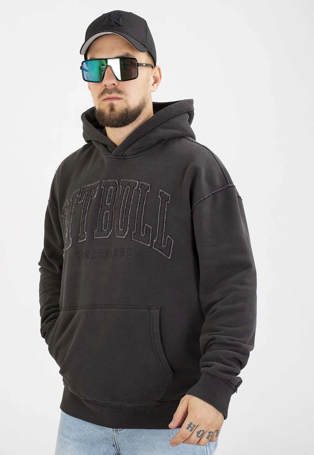 Bluza Pit Bull Z Kapturem Orlando washed dark graphite